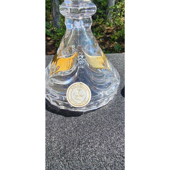 Anna Hutte Bleikristall Candlestick Lead Crystal Made in Germany set of 2 - Picture 3 of 6